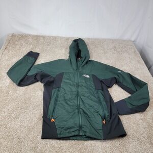 The North Face Summit Series Jacket Hooded Full Zip Green Black‎ Mens M